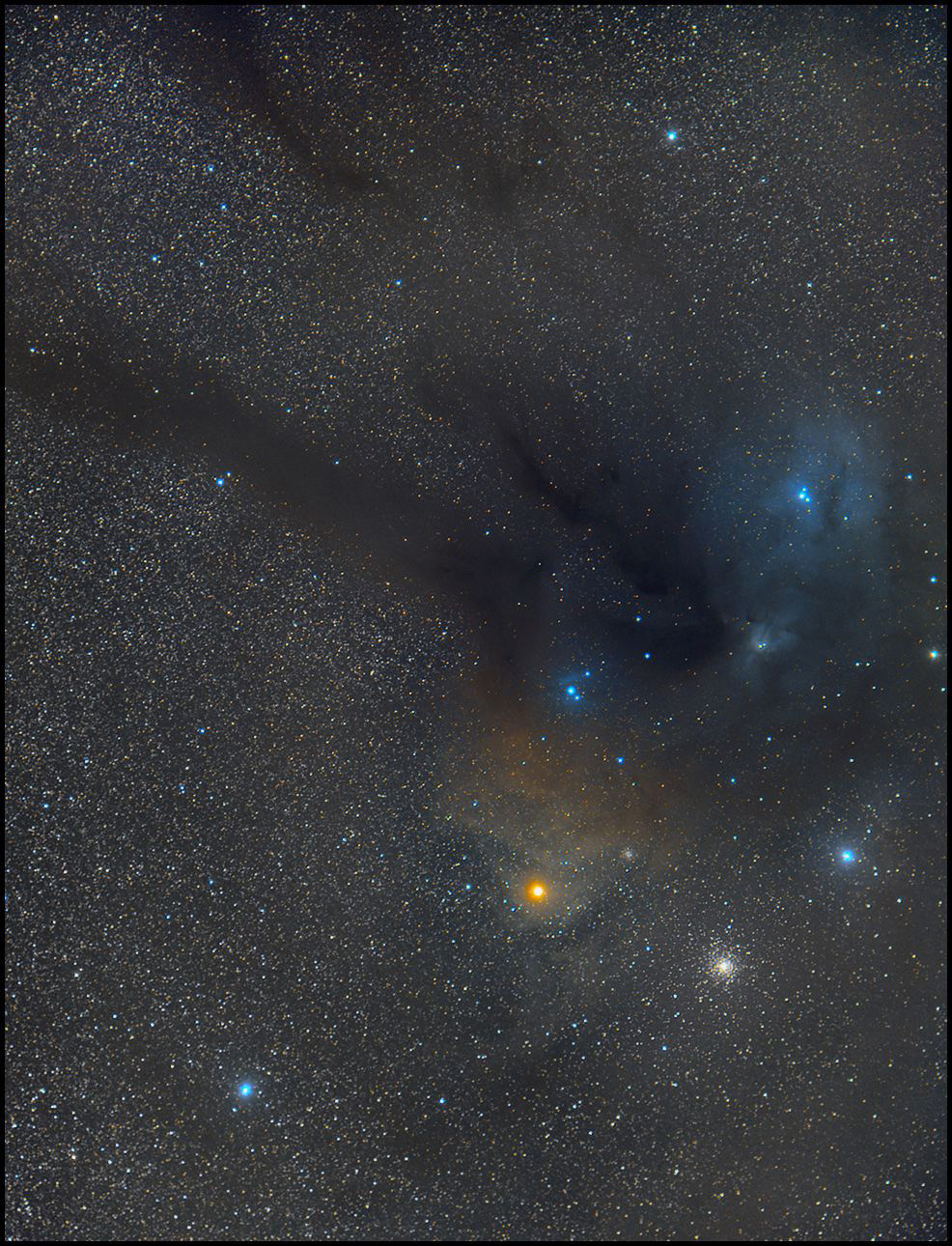 M4, Antares, Rho Ophiuchi