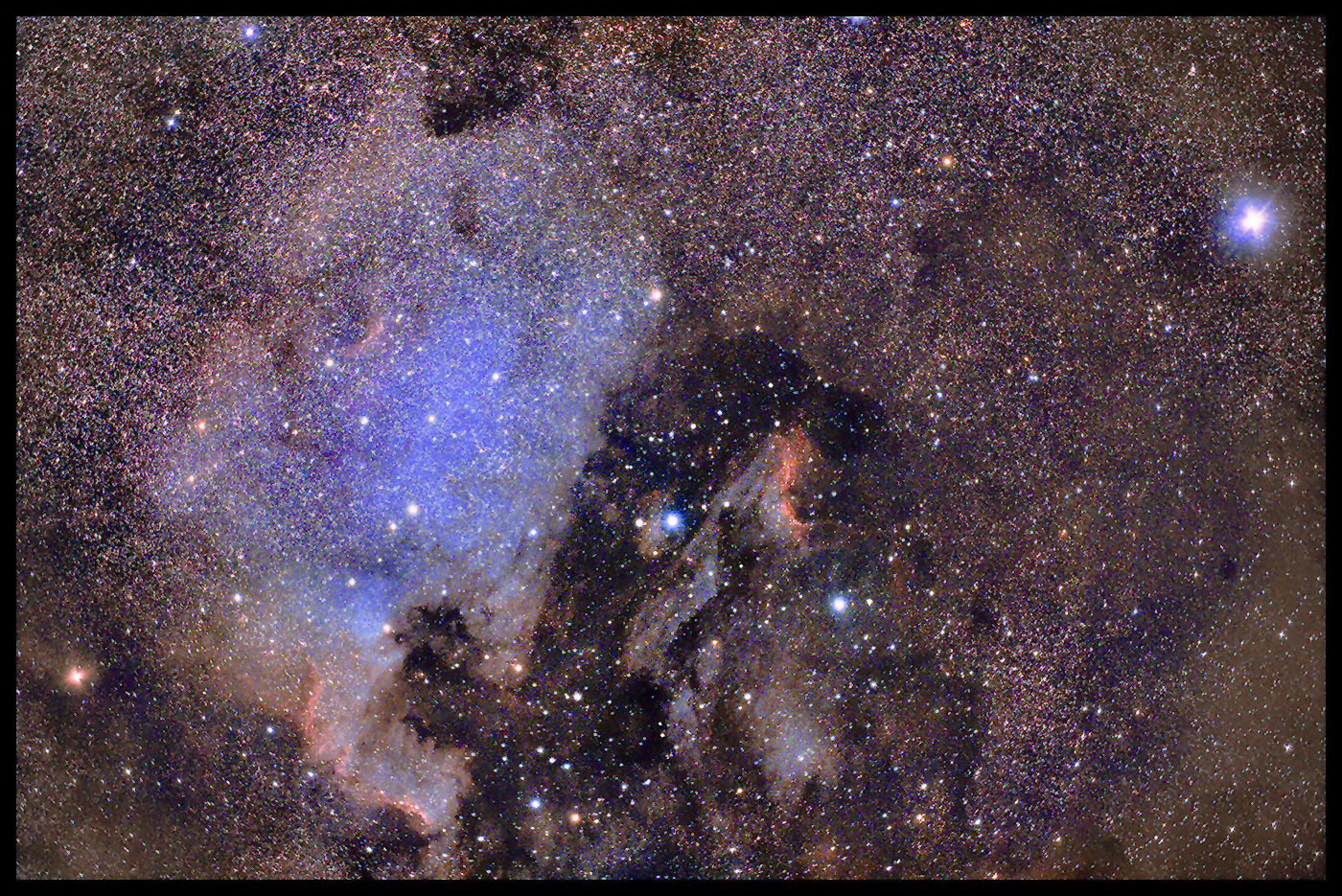 NGC 7000 with Deneb