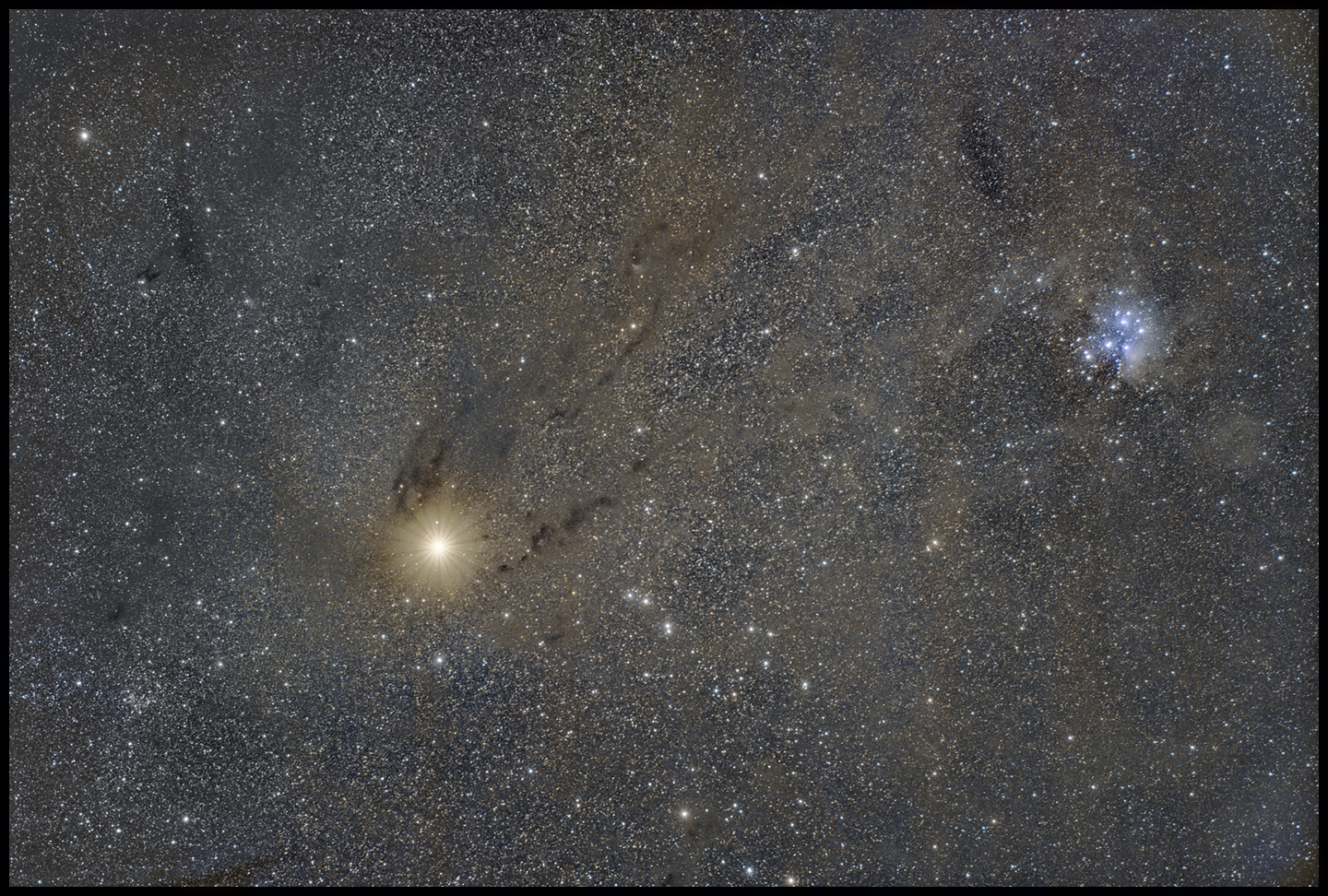 mars and the taurus molecular cloud