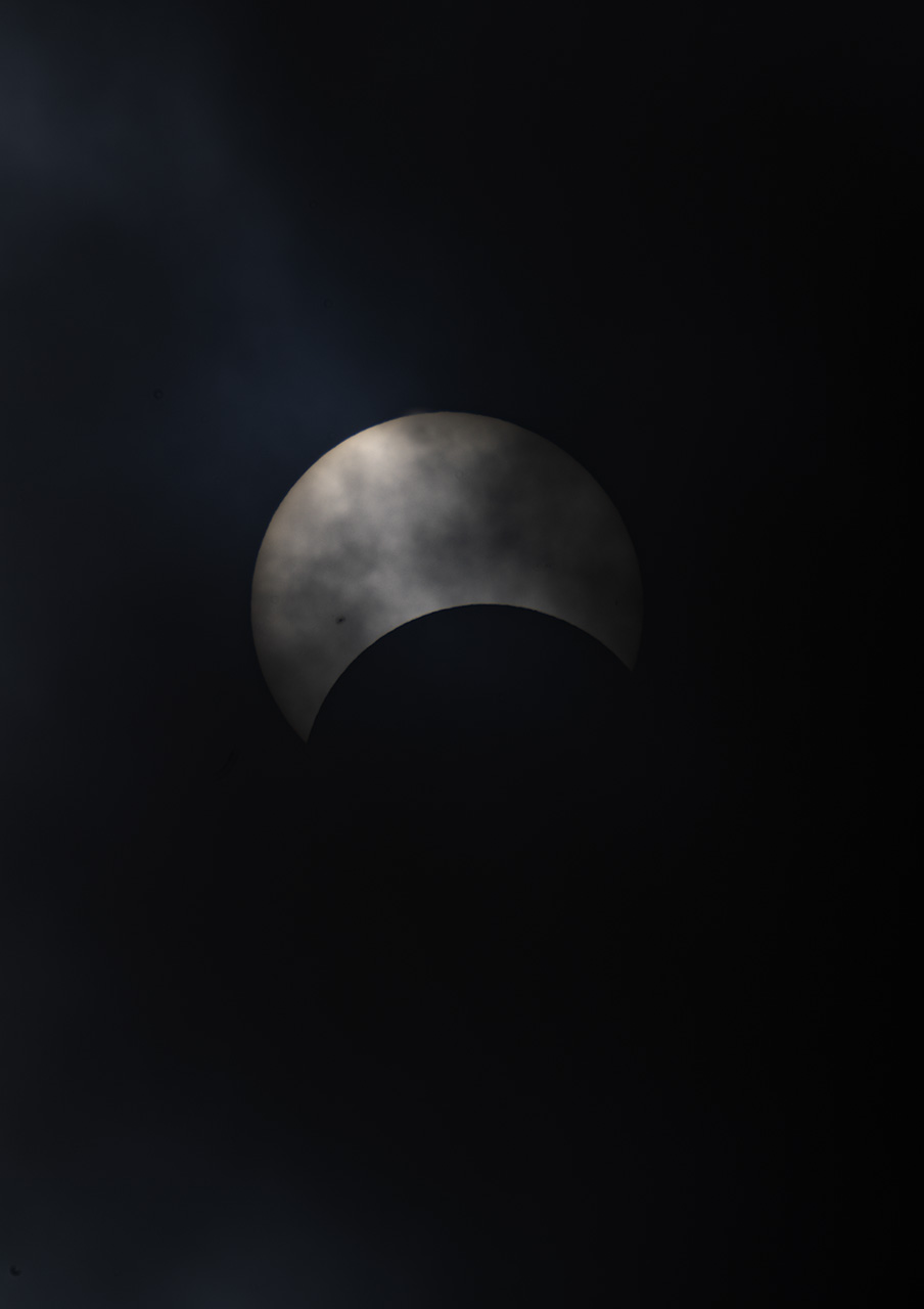 mid-eclipse